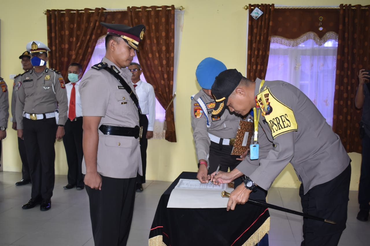 Kabag Ops Polres Kampar Pindah Tugas Sebagai Kabag Ops Polresta Pekanbaru