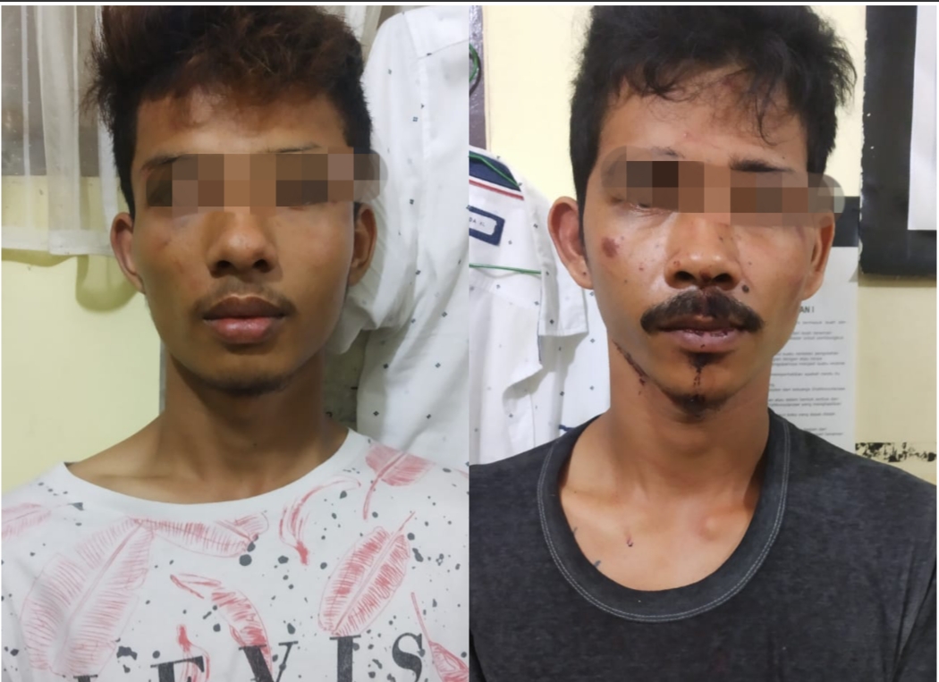 Menjambret HP, Dua  Begal Diringkus Warga