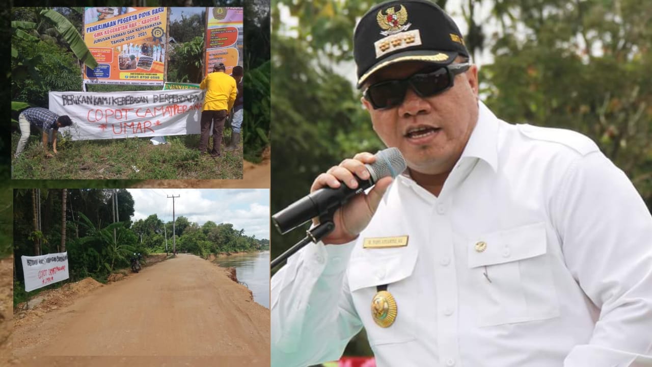 Soal Spanduk, Bupati Yopi: Kok Sensi Kali Mereka Sama Pak Camat