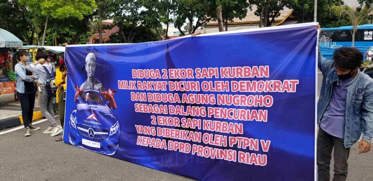 Mahasiswa Minta MKD DPRD Riau Proses Agung Nugroho