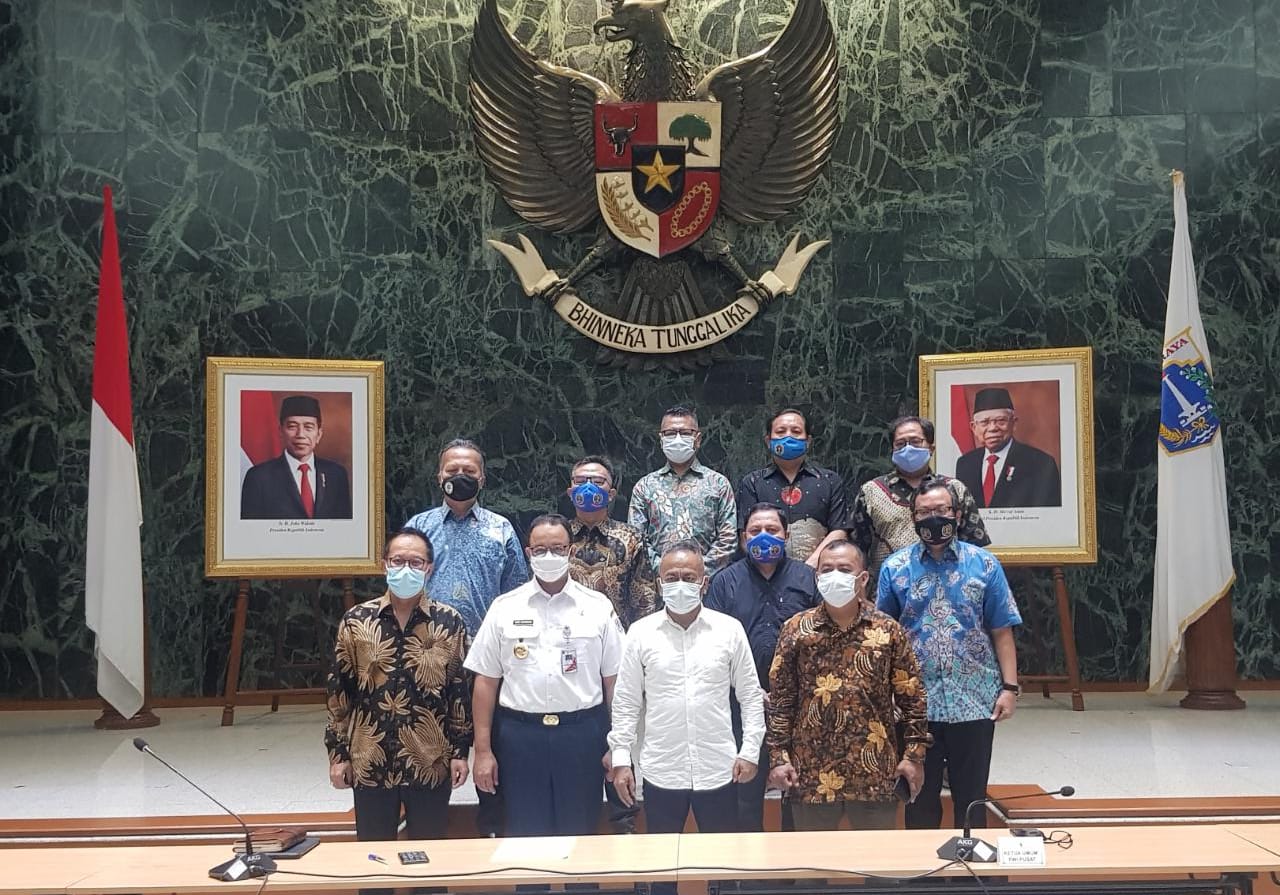 Gubernur  Anies  Terima Usulan PWI Pusat, Jakarta Tuan Rumah HPN 2021