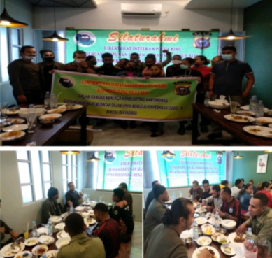 Mahasiswa Riau Asal Papua Barat Silaturahmi Dengan Polda Riau