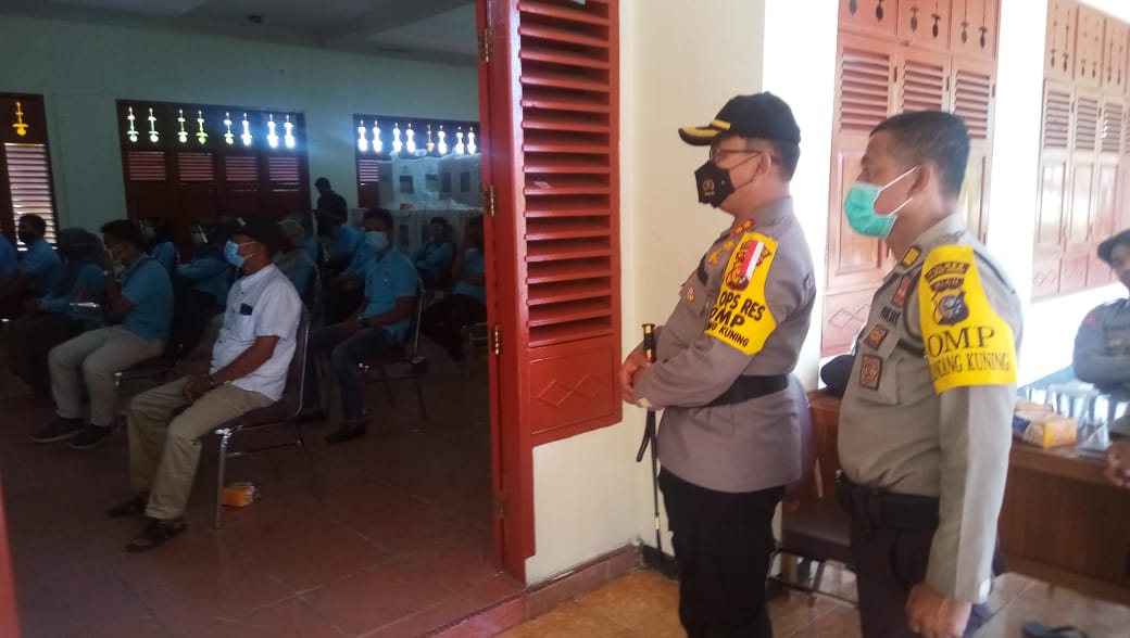 Monitoring Rapat Pleno Tingkat Kecamatan, Kapolres Kuansing : Situasi Kondusif