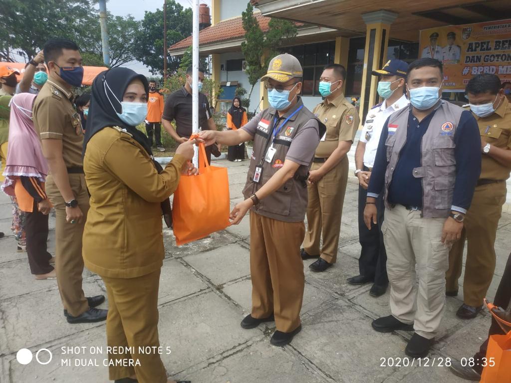 Antisipasi Kebencanaan, BPBD Pekanbaru Goro Bersama Warga