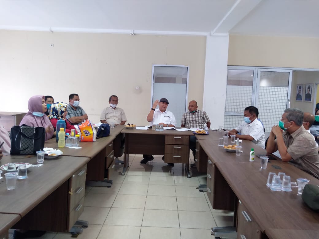 Dari Rapat Evaluasi HPN 2021 PWI Riau, Peserta Wajib Jalani Rapid Test