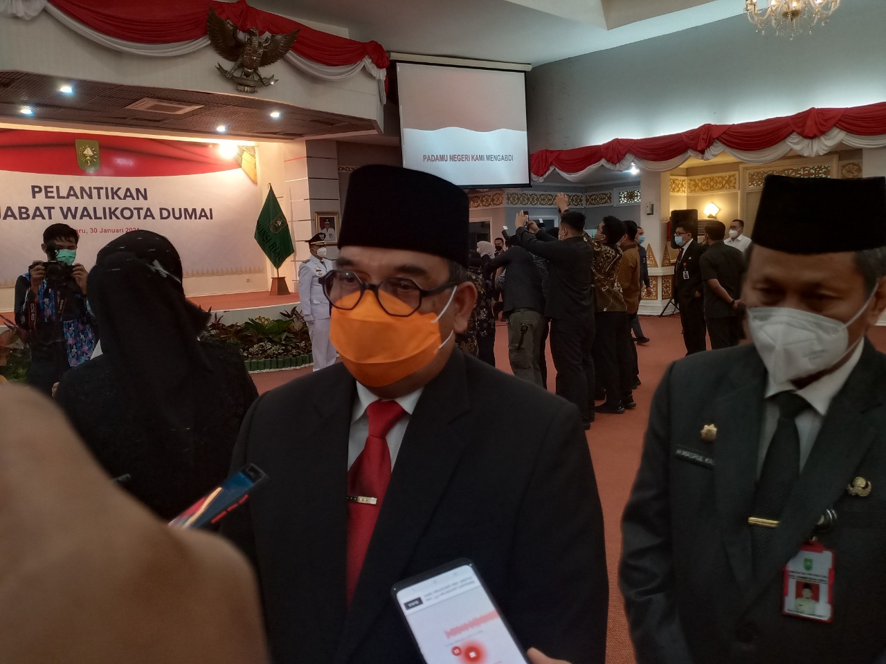 Wagubri Pesan pada Pj Walikota Dumai : Jalankan Amanah Dengan Baik