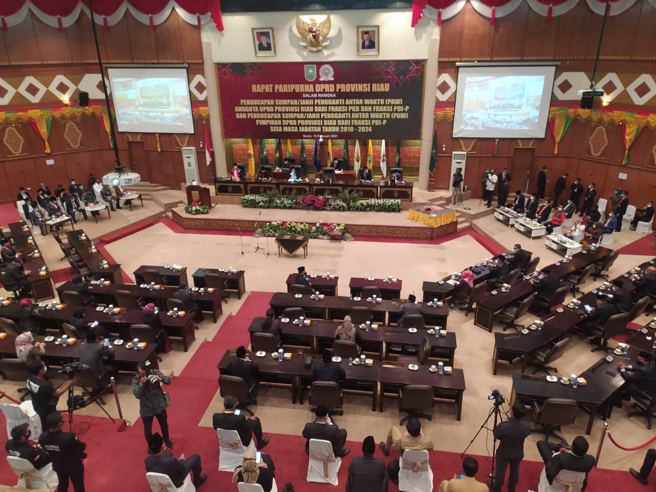 Sah! Syafruddin Poti Dilantik Sebagai Wakil Ketua DPRD Riau