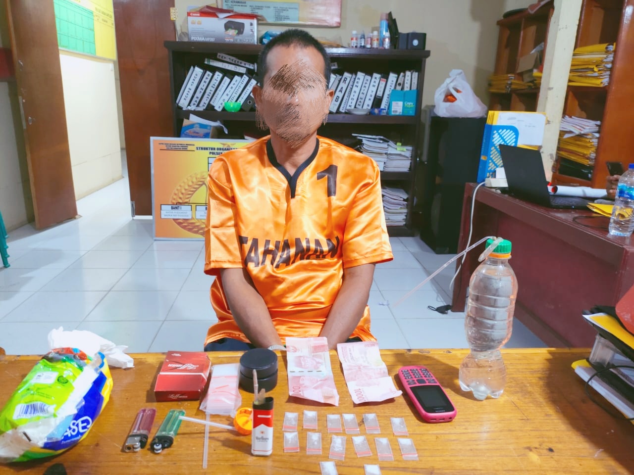 Sora 15 Paket Sabu, Polsek Kuantan Mudik Bekuk Pengedar Narkoba