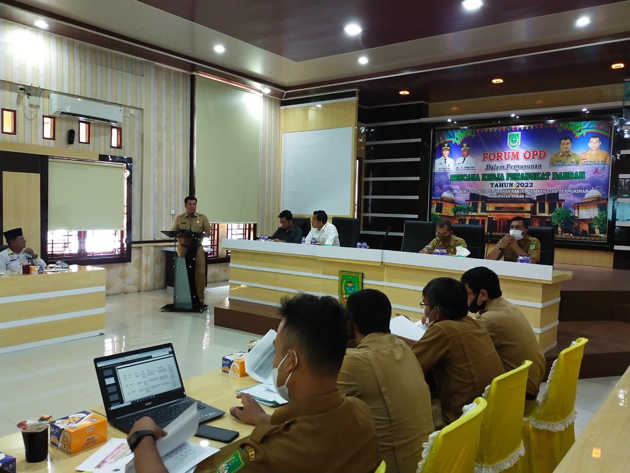 Dinas Perkim Rohil Bersama 18 Kecamatan Bahas RKPD 2022
