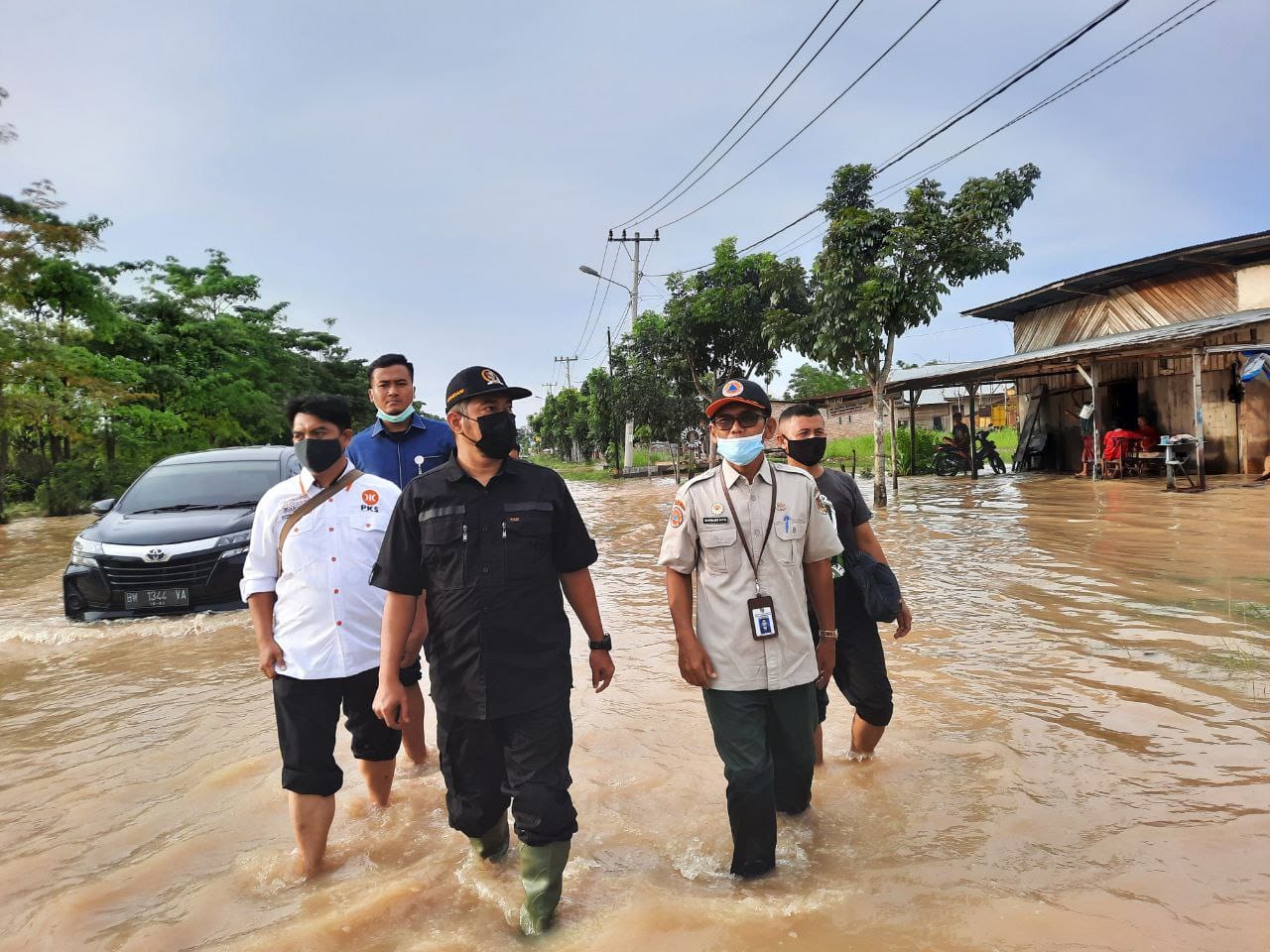 Sungai Sail Meluap, Hamdani Turun Ke Lokasi Banjir