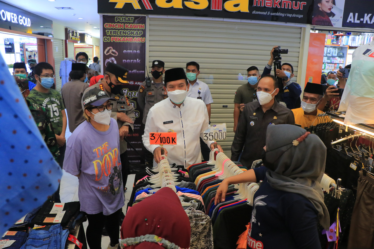 Didatangi Walikota, Pedagang STC Mengaku Masih Sepi Pembeli