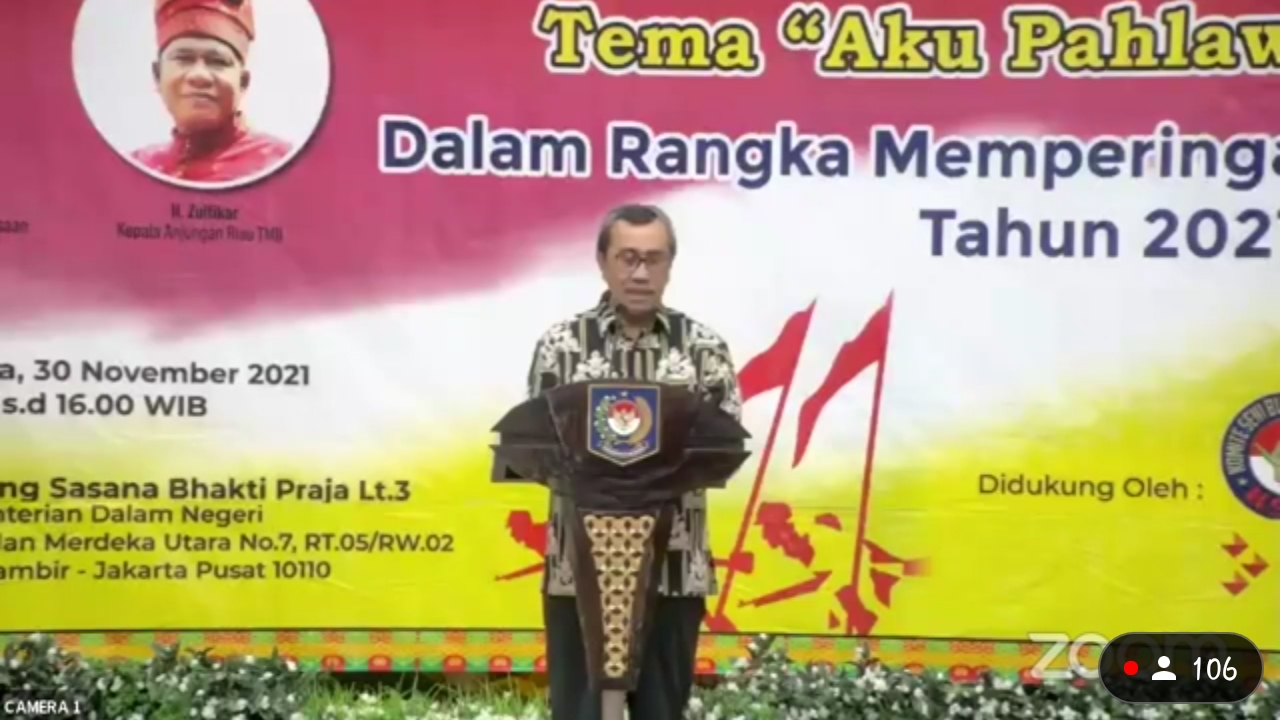 Hadiri Festival Pantun Nasional, Gubri Sampaikan Pesan Lewat Pantun