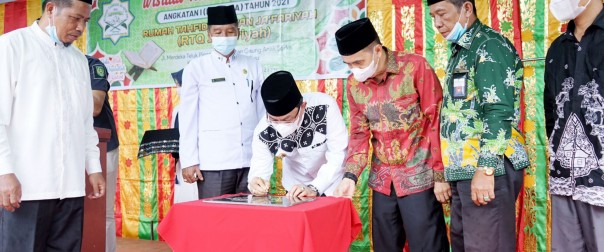 Ketua DPRD Inhil Bantu Penganggaran Pembangunan Gedung Rumah Tahfids Qurâ€™an Jaâ€™Fariyah Ditahun Depan