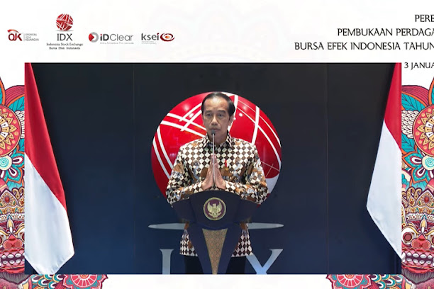 Dorong Pertumbuhan Ekonomi 2022, Jokowi Berharap Jumlah Investor Pasar Modal Terus Meningkat