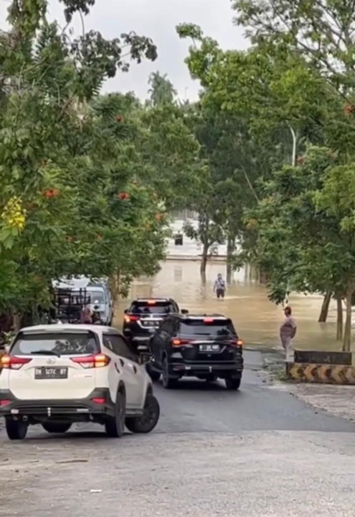 Sungai Batak Meluap Pasca Hujan Deras, Rumah Warga Terendam Banjir