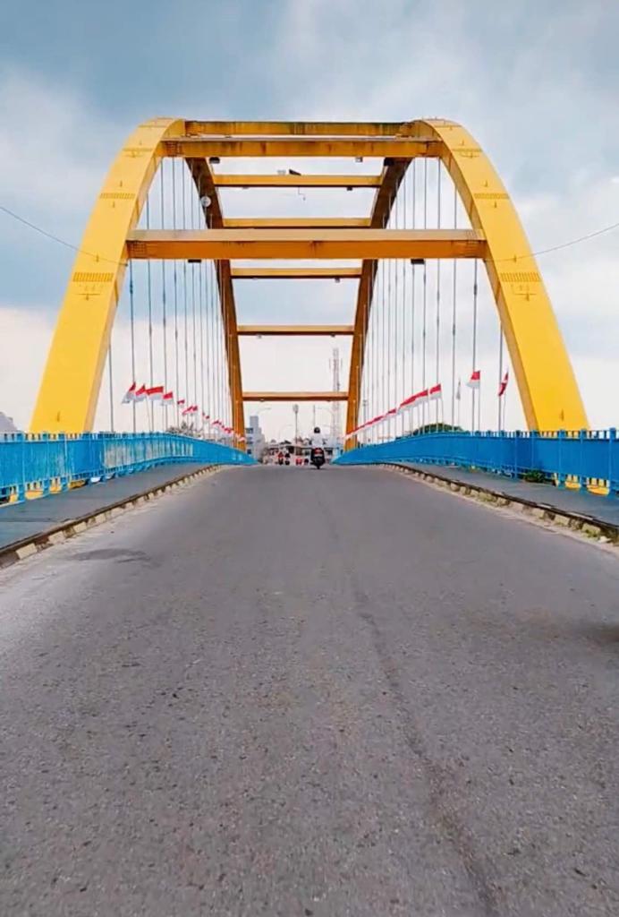 Warga Resah, Besi Pembatas Jembatan Siak III Hilang