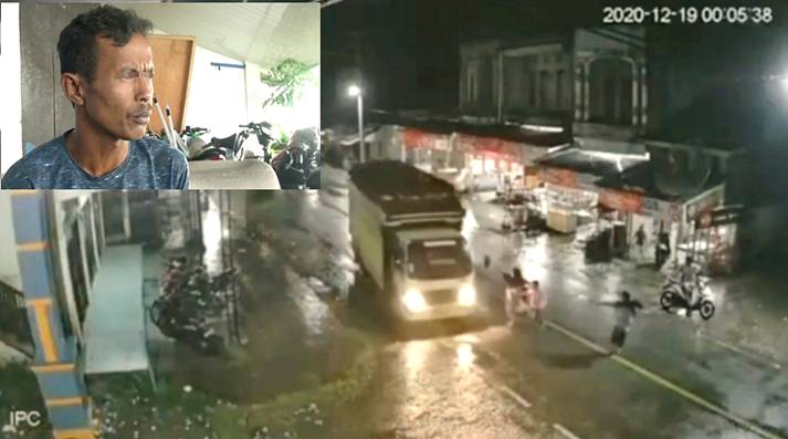 Sadis, Ayah Tega Lindas Anak Pakai Truk Sampai Tewas