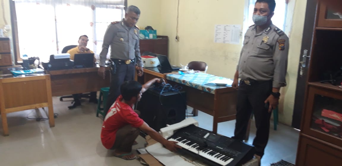 Warga Desa Kualu ini Ditangkap Polsek Tambang, Diduga Terlibat Pencurian di Gereja