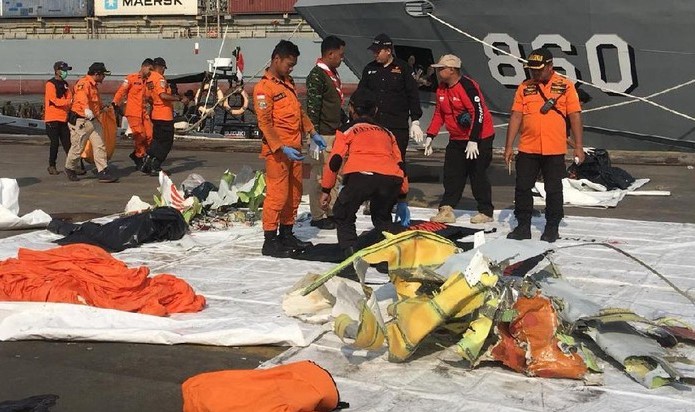 Hari ketujuh Pencarian Korban Lion Air, DVI Terima 150 Kantong Jenazah