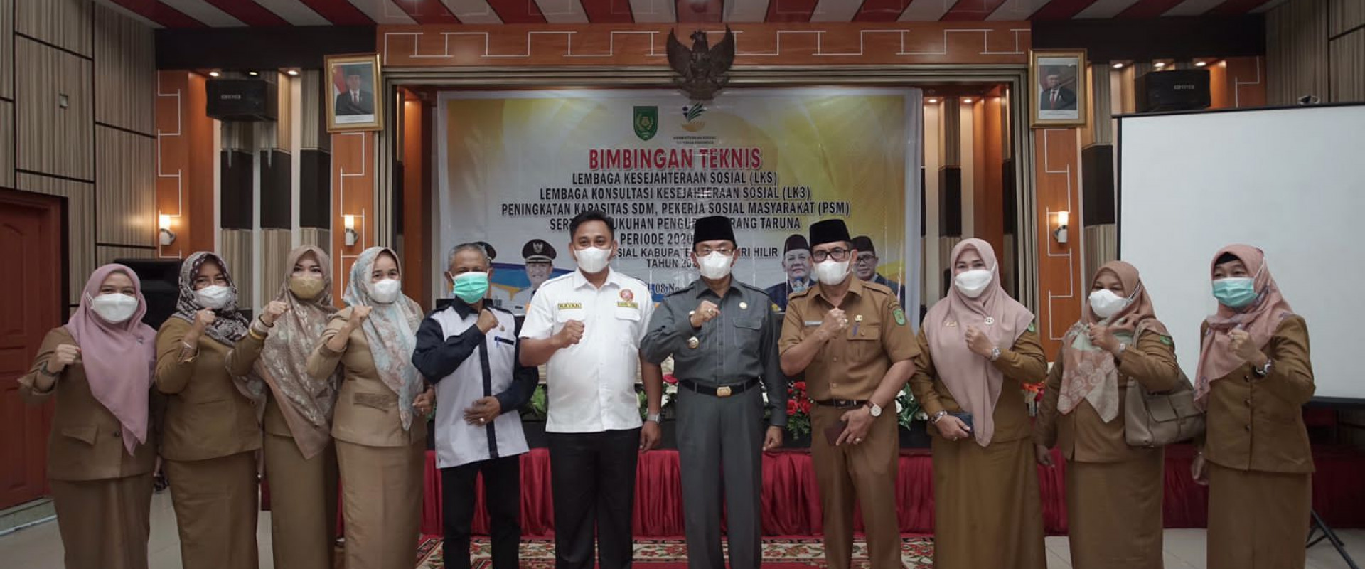Buka Bimbingan Teknik LKS dan LK3, ini Pesan Bupati Inhil