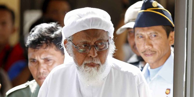 Beikut Pembebasan Bersyarat Abu Bakar Baâ€™asyir 