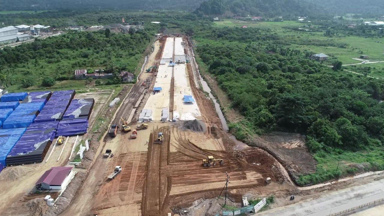 Progres Tol Bangkinang-Pangkalan  Capai 58,95 Persen