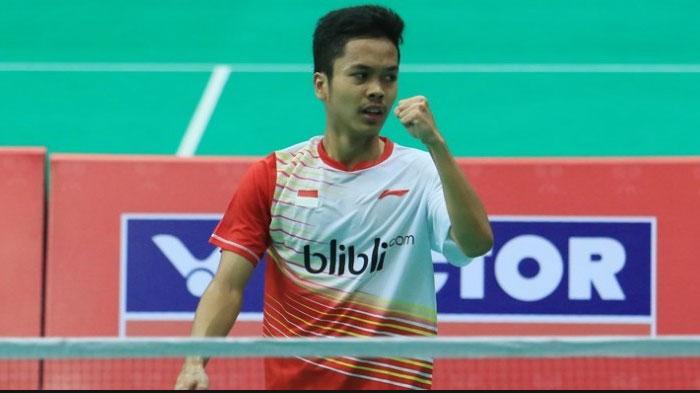 Siang nanti, Anthony Ginting akan Melawan Ching Feng di Turnamen bulutangkis Fuzhou China Terbuka 2018
