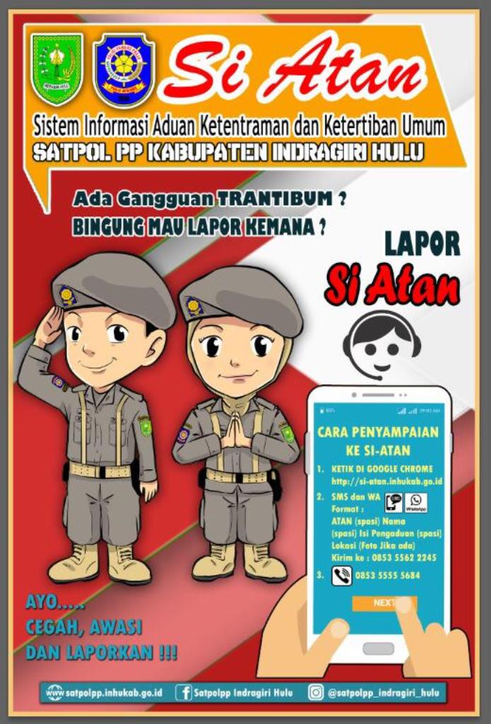 Satpol PP Inhu Jadi Garda Terdepan Dalam Mengantisipasi Penyebaran Covid-19