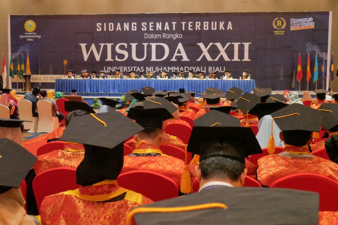 UMRI Wisuda 427 Mahasiswa, Rektor Saidul Amin Berikan Pesan Mendalam