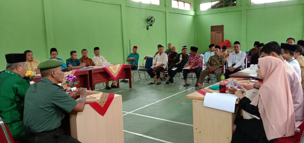 Camat Pangkalan Lesung Pimpin Rapat Koordinasi Pencegahan Corona