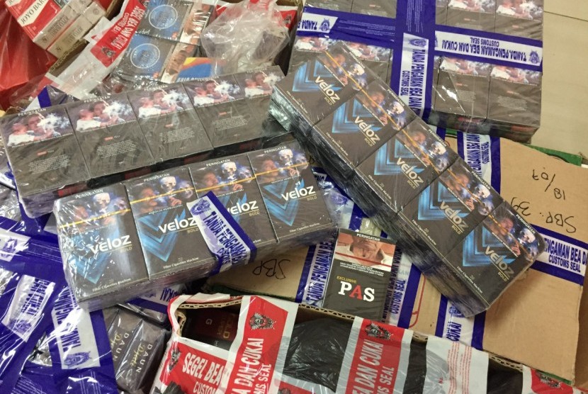 Bea Cukai Pekanbaru dan Tembilahan Sita 2.860 Batang Rokok Ilegal