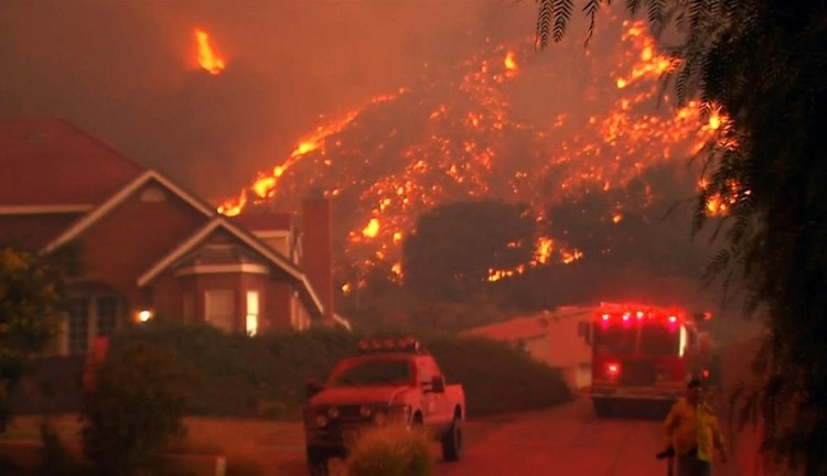 Kebakaran Besar di Hutan California lalap Area 28.300 Hektare