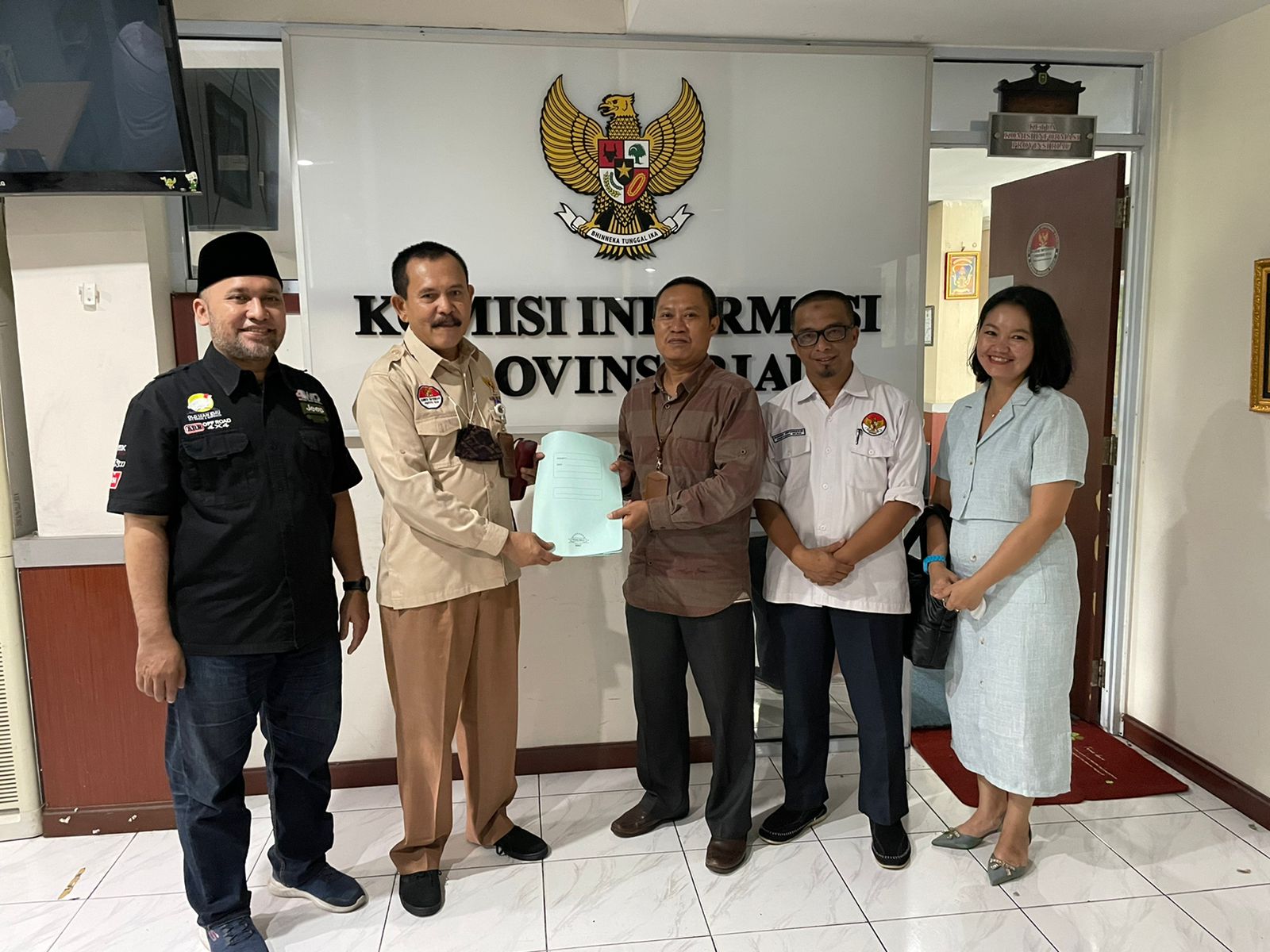 PPID BPK Sampaikan Laporan Tahunan ke KI Riau, Ini Kata Ketua KI 
