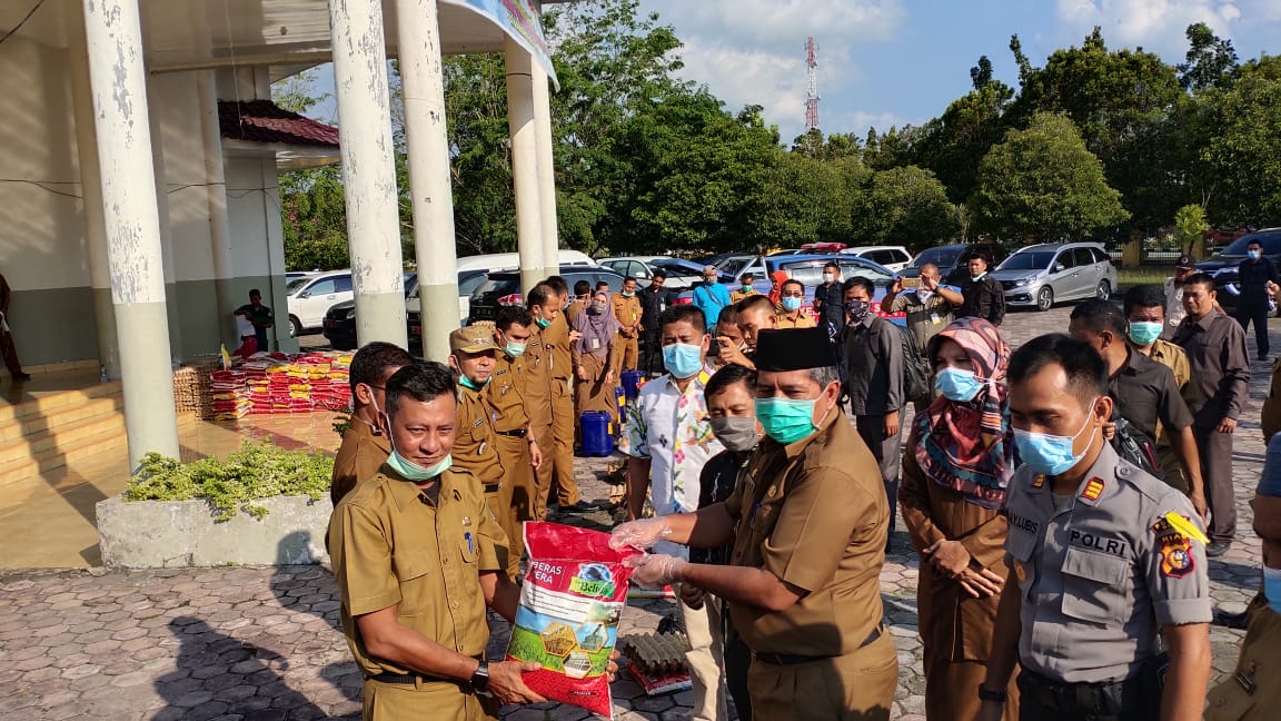 DPRD Siak Galang Donasi Untuk ODP COVID-19