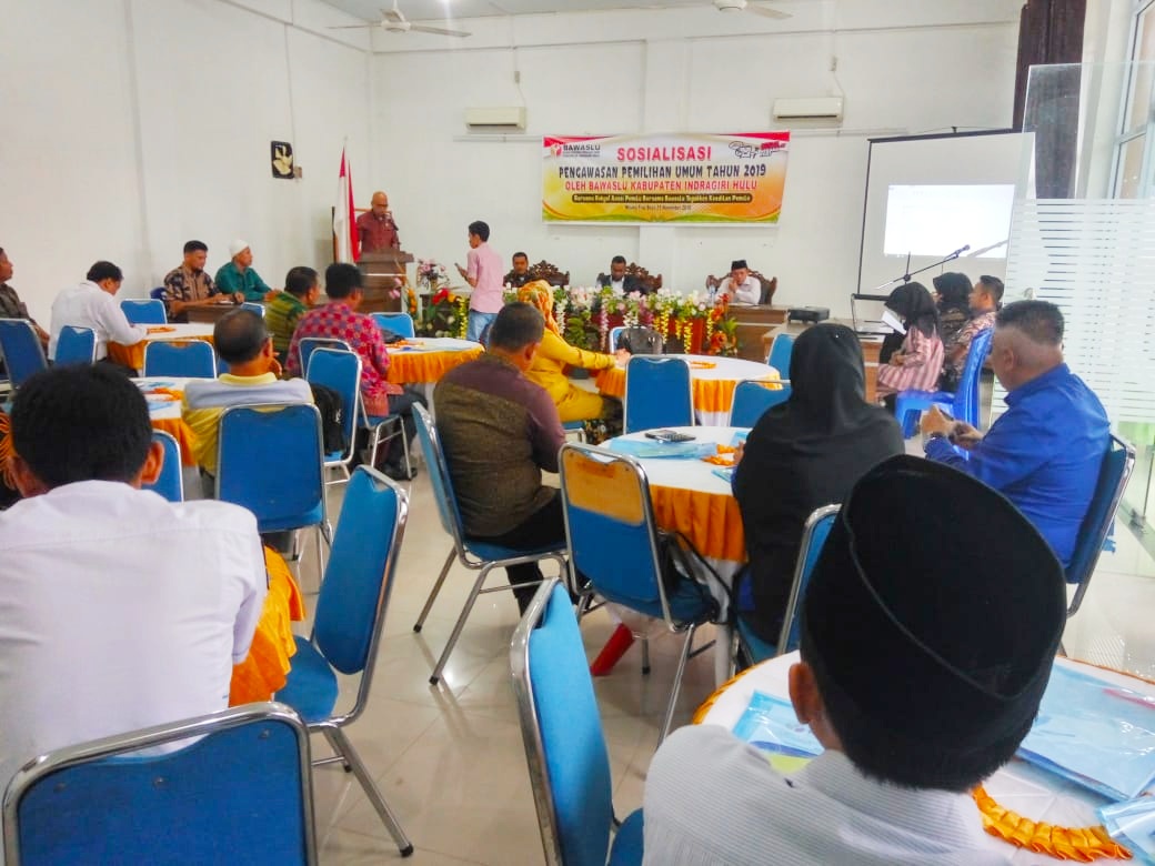 Bawaslu Inhu Gelar Sosialisasi Pengawasan