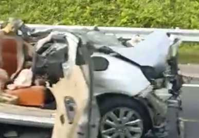 Kecelakaan Tunggal di Tol Permai, Dipastikan Karena Supir Kelelahan dan Ngantuk