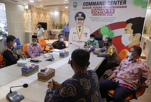 Protokol Kesehatan di Siak Diperketat, Sanksi Menanti Bagi yang Melanggar