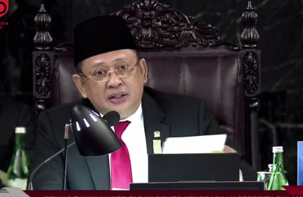 Ketua MPR Soroti Efek Pandemi Covid-19 di Sidang Tahunan MPR 