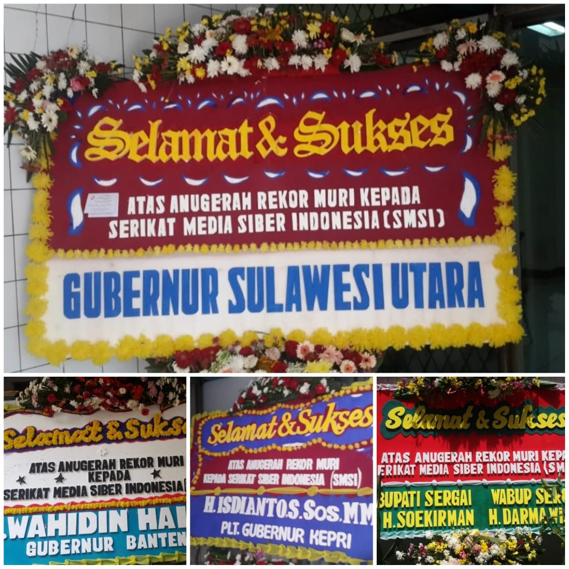 Dari Para Tokoh, Bunga Cinta Untuk SMSI