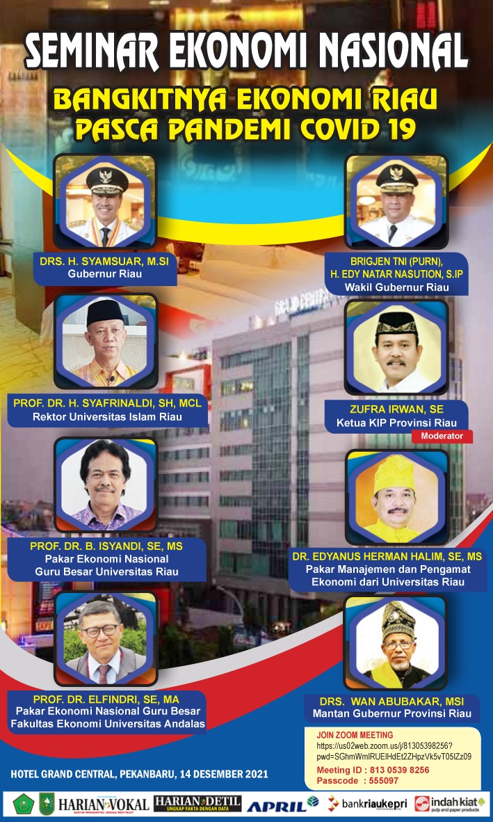 Seperti Apa Wajah Perekonomian Riau Pasca Pandemi, Besok Dibahas