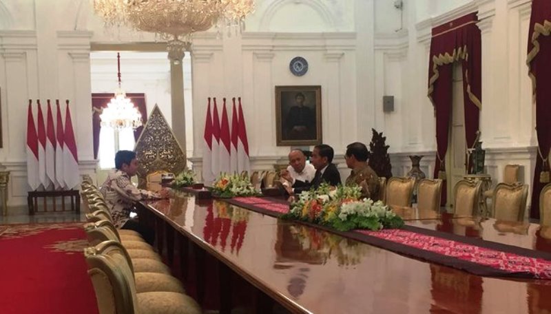 CEO Bukalapak Sampaikan Maaf Ke Jokowi di Istana