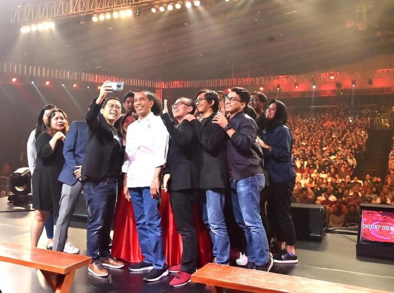 Heboh Cuitan `Presiden Baru` CEO Bukalapak Bertemu Jokowi