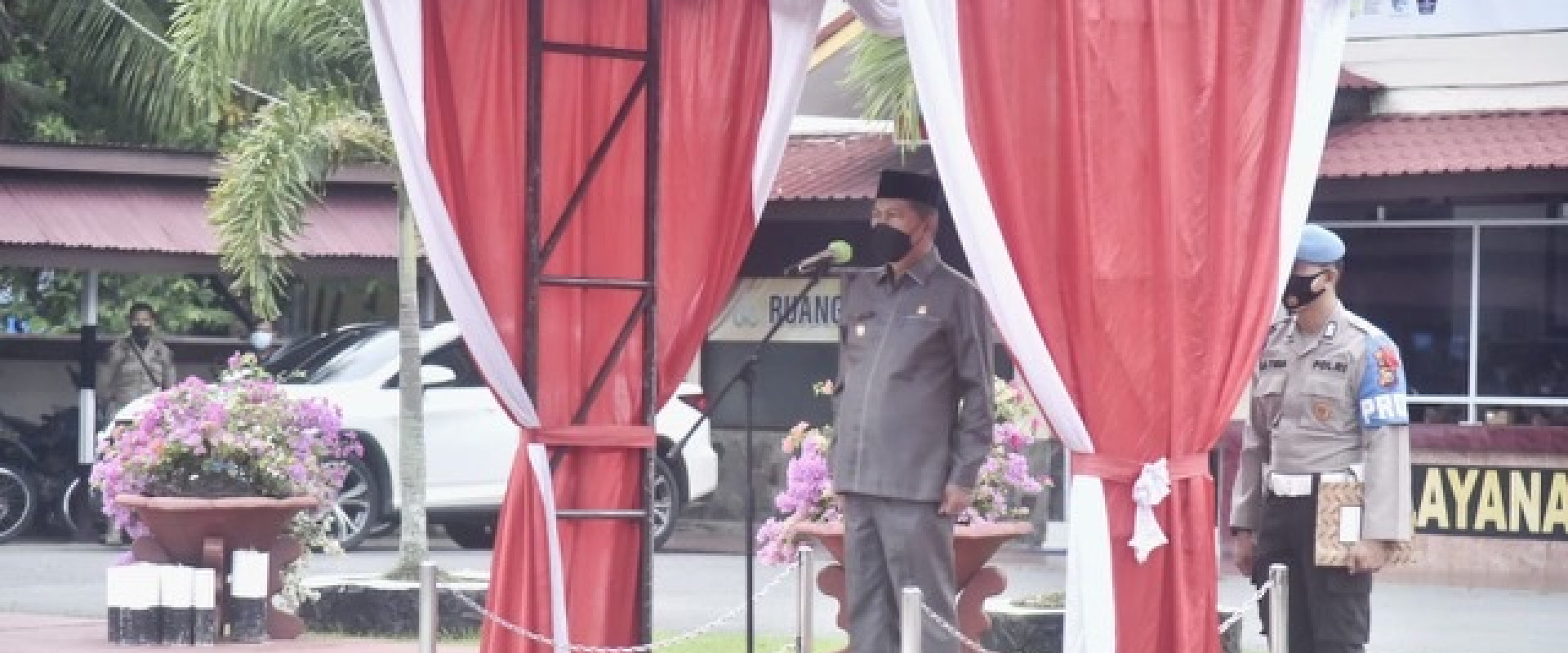 Wabup Inhil Ikuti Apel Gelar Pasukan Operasi Lilin TH 2021