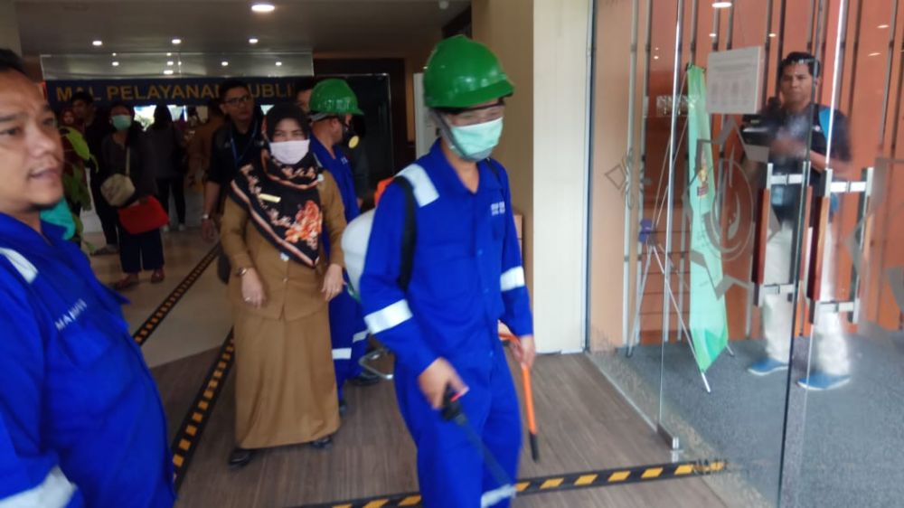 Pertamina Dumai Sudah Semprotkan Disinfektan di 30 Lokasi