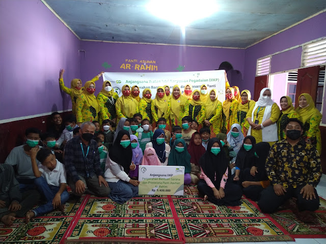 Sempena HUT ke-9,  IIKP Pegadaian Anjangsana ke Panti Asuhan
