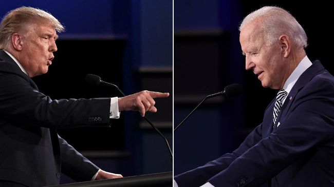 Debat Capres AS Ronde 2 Trump vs Biden Dibatalkan
