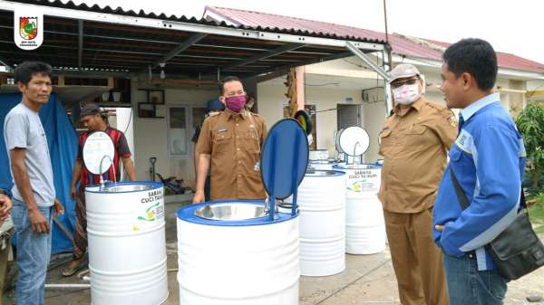 BPP Apresiasi Usaha Drum Cuci Tangan Portabel di Tengah Pandemi