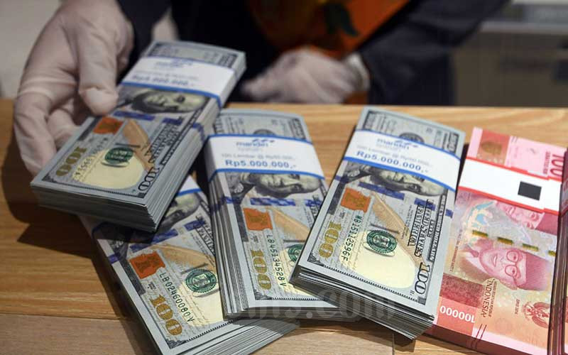 Rupiah Turun Tipis ke Rp14.198/USD