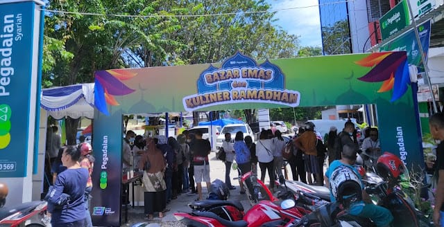 PT Pegadaian Kanwil II Pekanbaru Gelar Bazar Emas dan Kuliner Serentak di 3 Kota