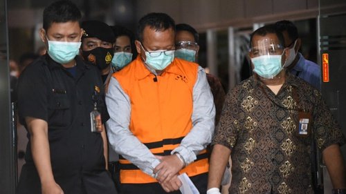 Menteri Kelautan dan Perikanan Edhy Prabowo Resmi Jadi Tersangka Kasus Korupsi